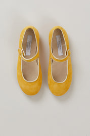 Mary Jane - Suede Mustard - Strawberries & Cream 