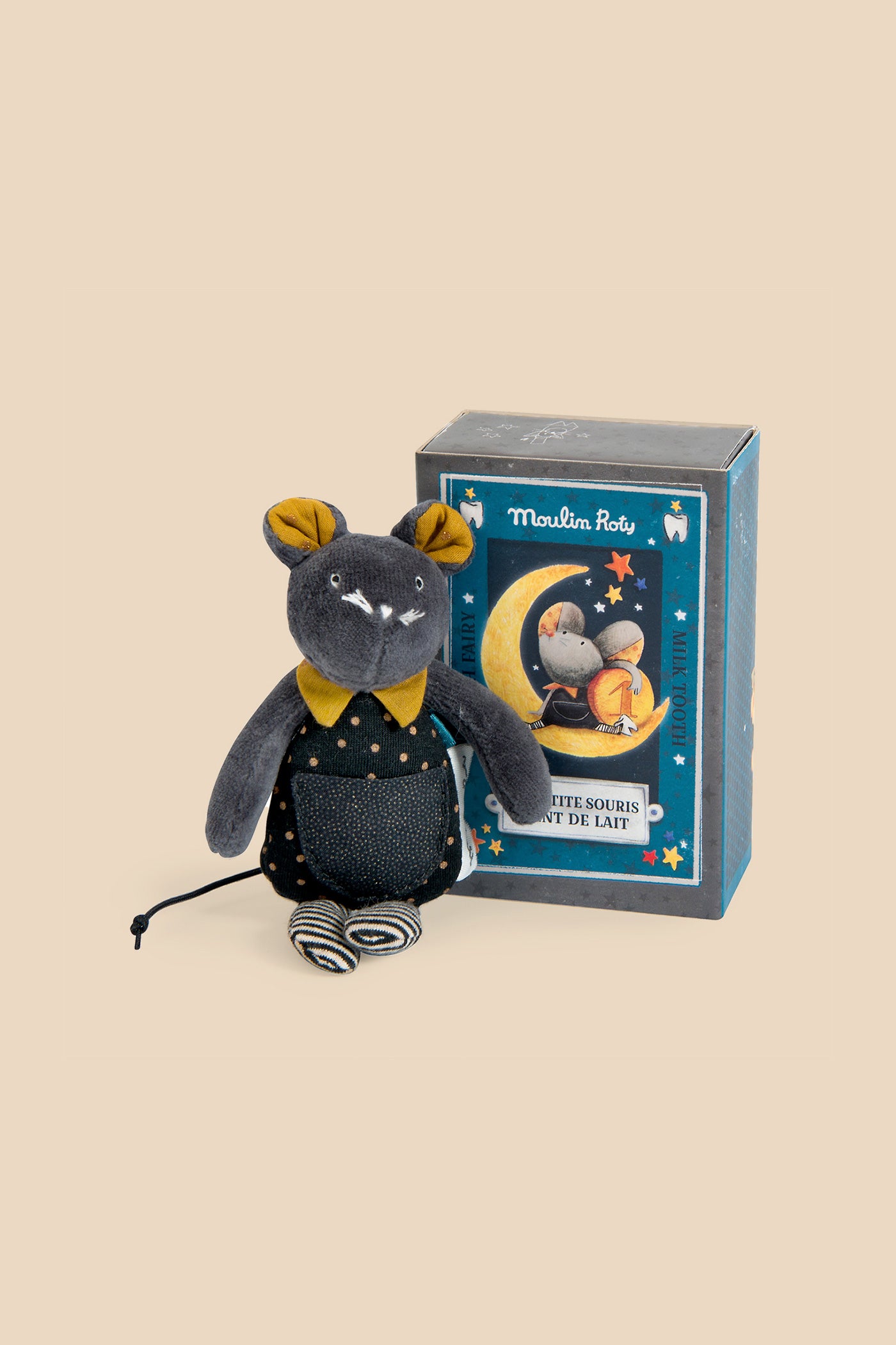 Les Moustaches Milk Tooth Mouse FairyMoulin Roty Strawberries