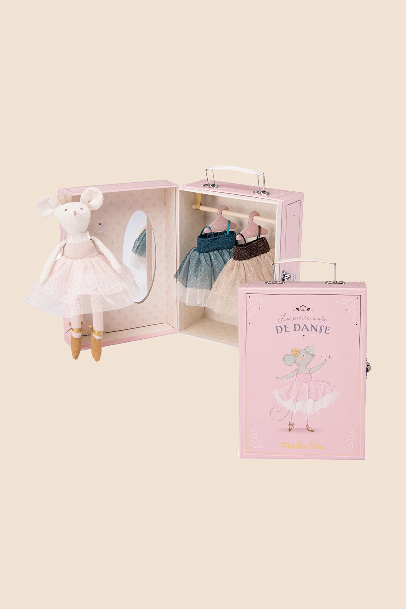 Moulin - Roty -Tutu Wardrobe Suitcase - La Petite Ecole de Danse - Strawberries & Cream