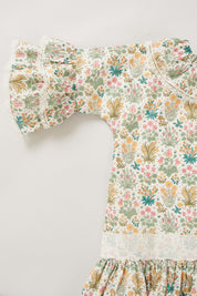 Pastry Dress in Flower Chess Liberty Print