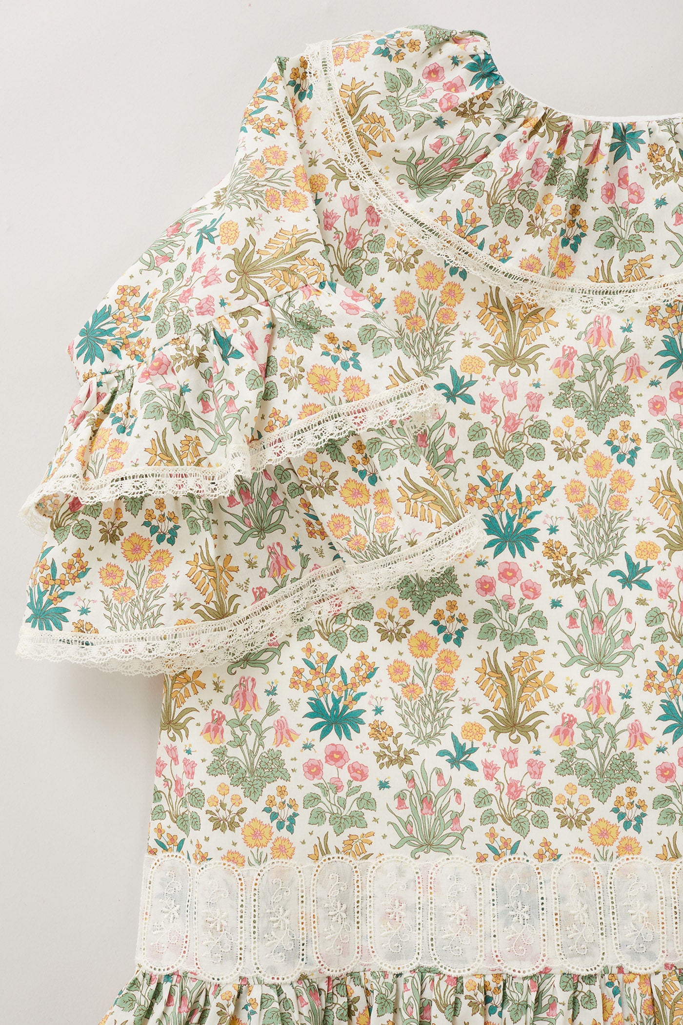 Pastry Dress in Flower Chess Liberty Print