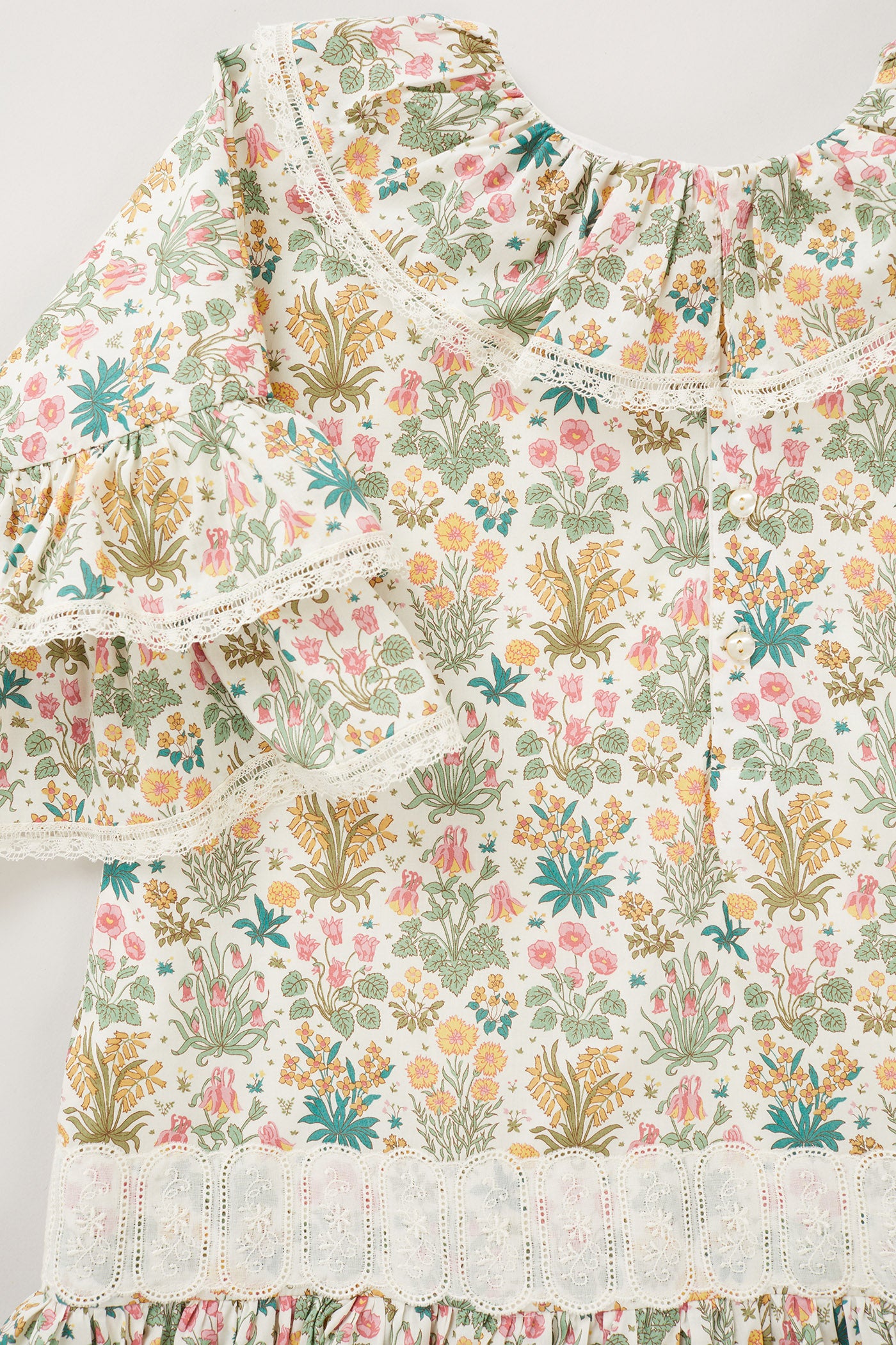 Pastry Dress in Flower Chess Liberty Print