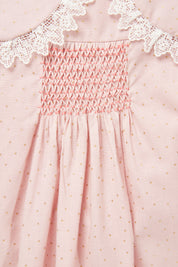 Popcorn Dress Dusty Pink