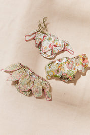 Teardrop in Pink, yellow, and green Liberty fabric - Swimwear Bottoms